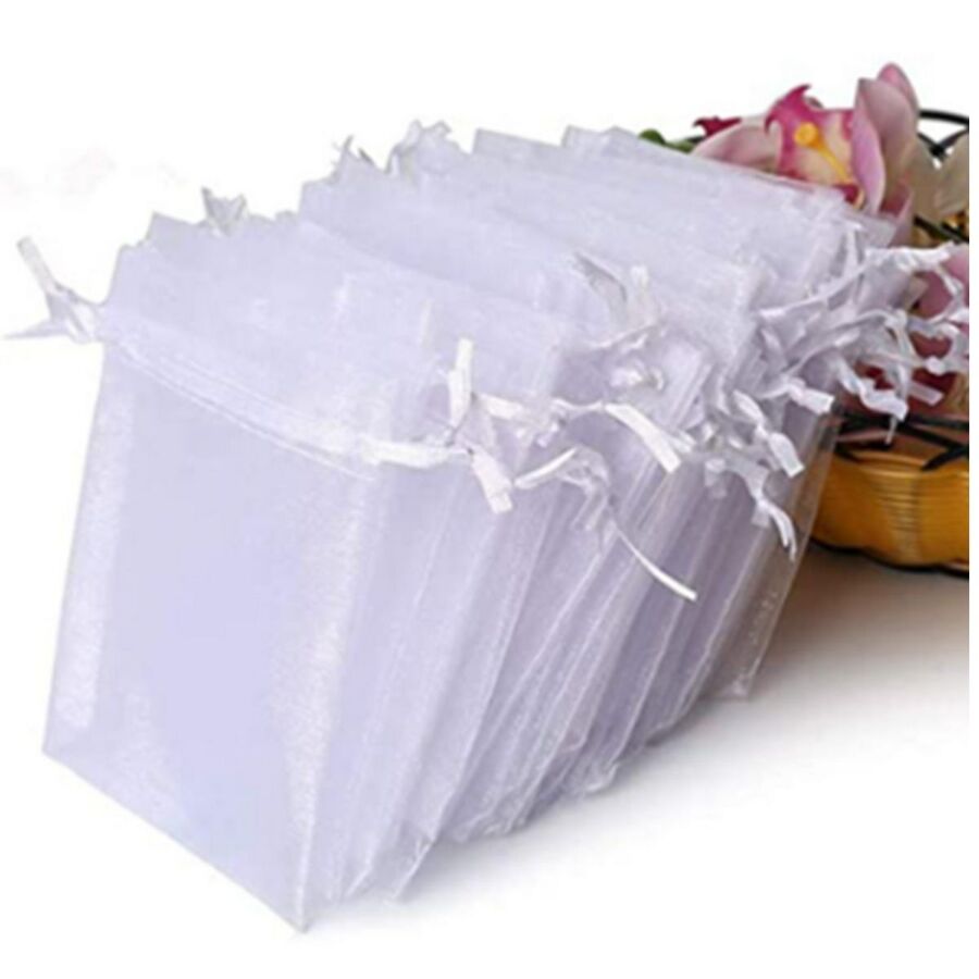 100 Bolsa Organza 10*15cm