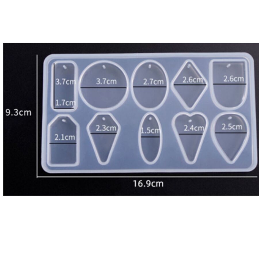 Molde silicona caravana pendientes - 30009