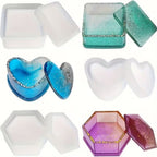 Molde silicona alhajero corazon - 30027 C1