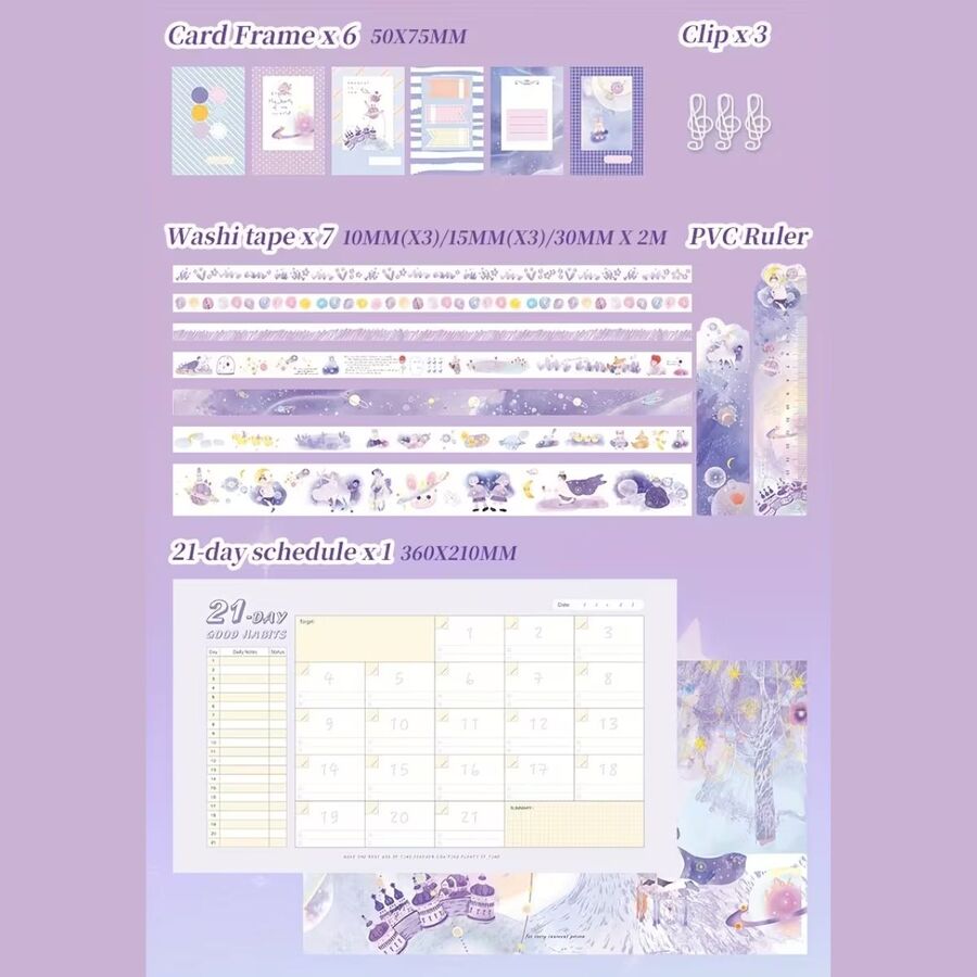 Set papeleria cuaderno y mas