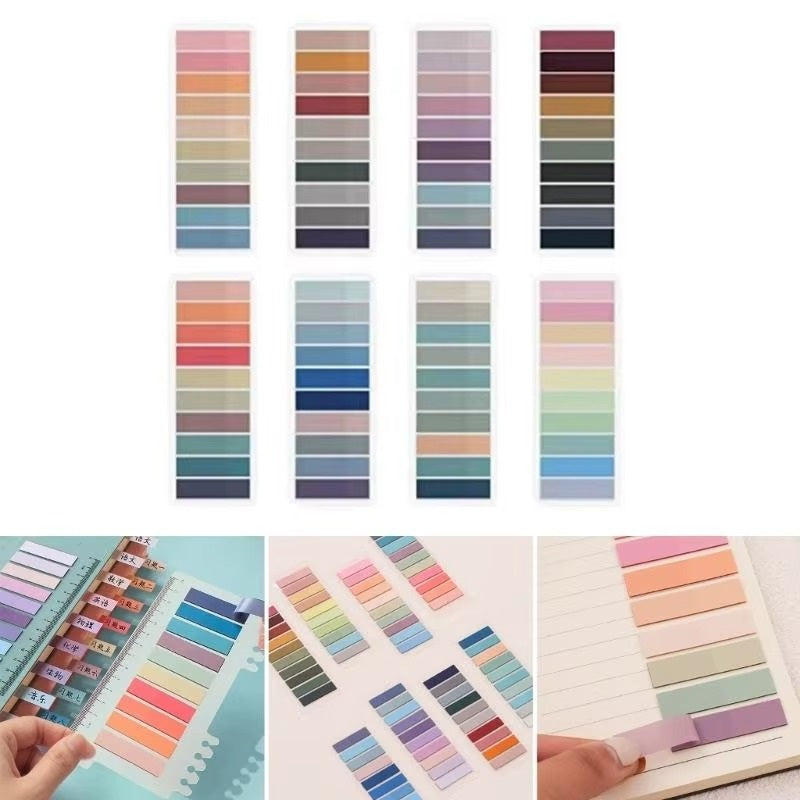 Banderitas marca paginas colores con soporte