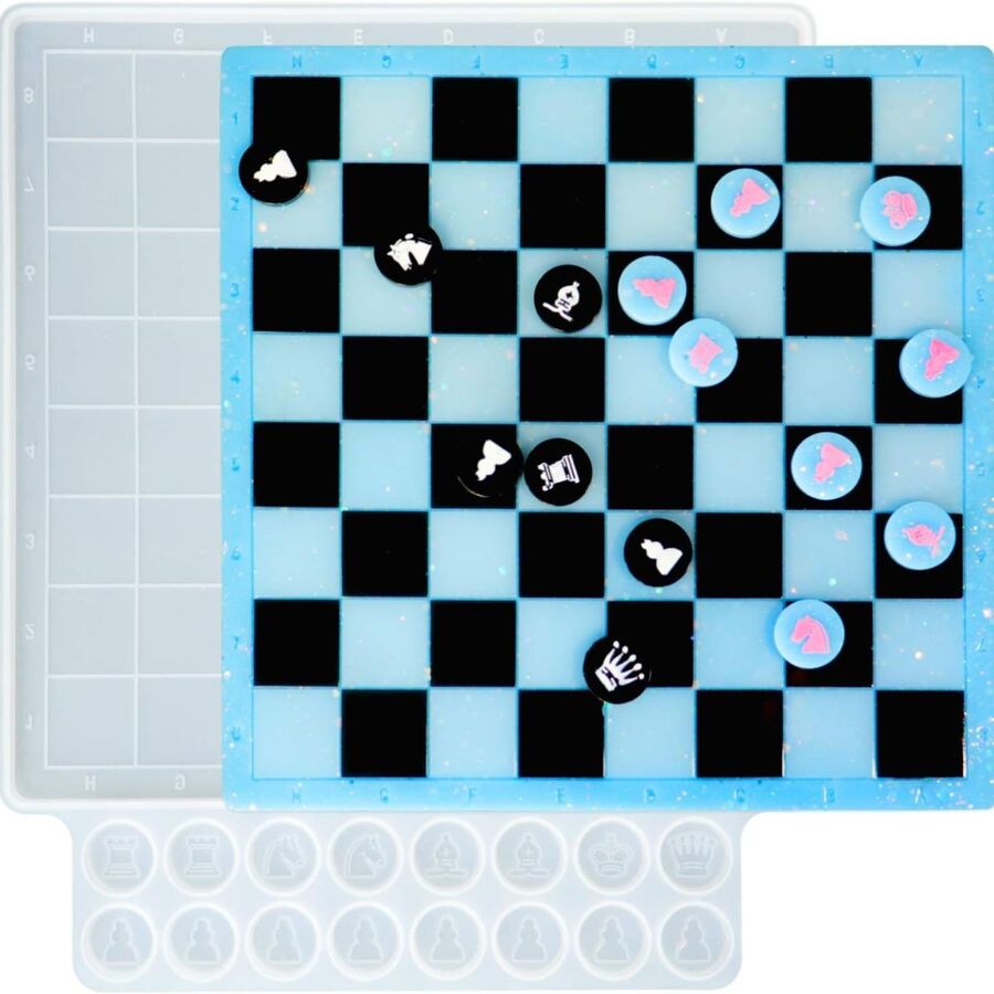 Molde de silicona ajedrez - 29730 C1