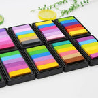 Almohadilla tinta arcoiris