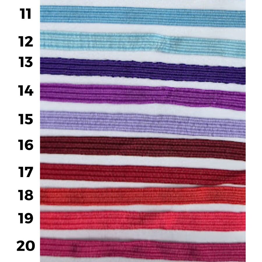 5 metros de elástico chato 6mm