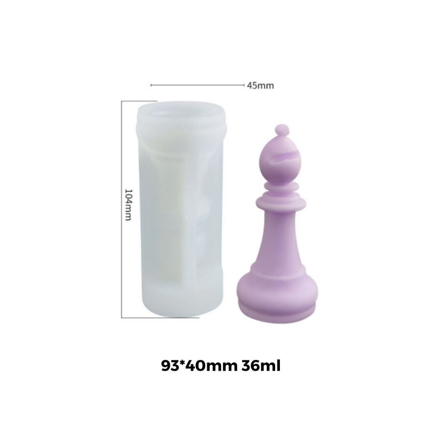 MOLDE SILICONA ARFIL AJEDREZ 01