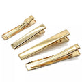 50 Broche Pinza Dorado 4.1cm