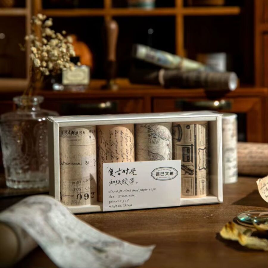 Set de cinta Washi Vintage antigua