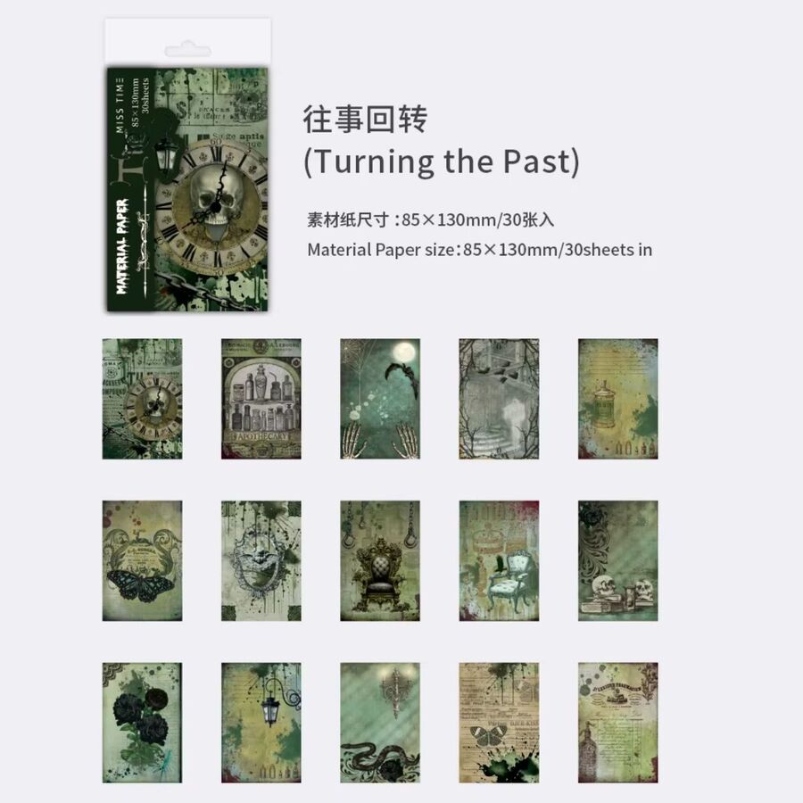 Set papeles dark 30728