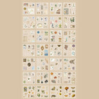 Caja grande pegatinas pet mariposas