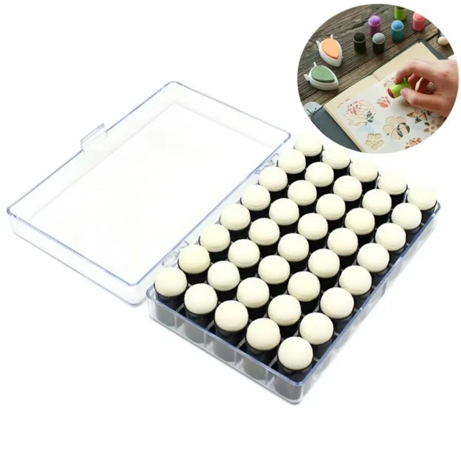 CAJA ACRILICO CON APLICADORES DE DEDO