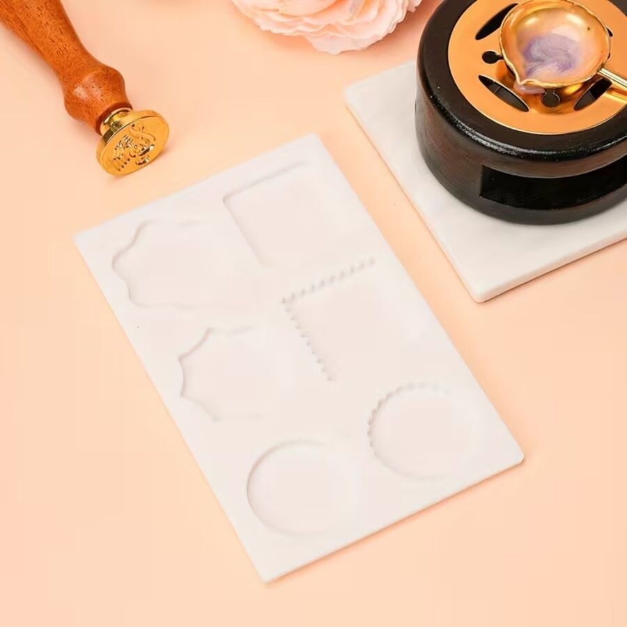 Molde de silicona para lacres con formas