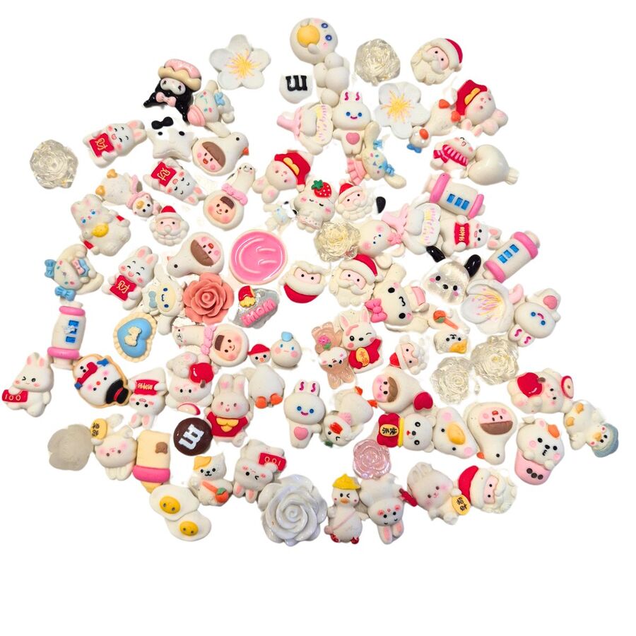 CHARMS PACKS BLANCOS 86 UNIDADES