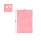 Cuaderno pu tapa semi blanda hojas lisas A5