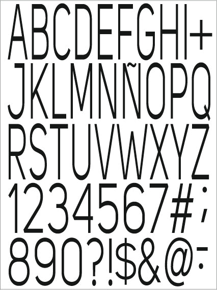 Sello Silicona Alfabeto Grande