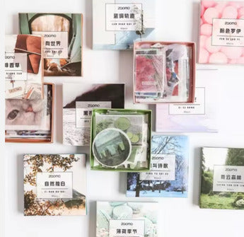 Caja stickers colección moderna