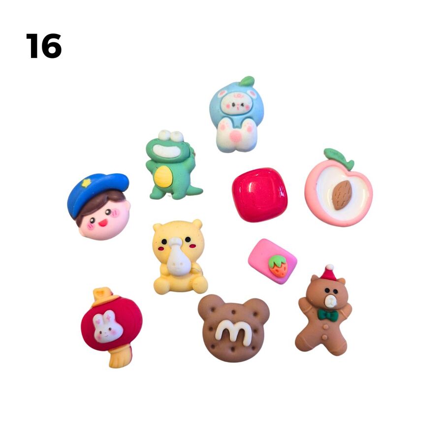 PACK 10 CHARMS SURTIDOS