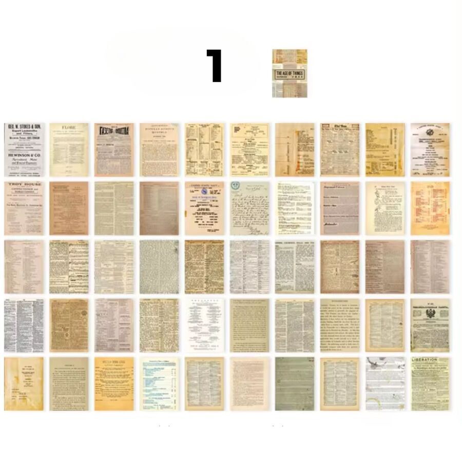 Block pegatinas vintage 30586