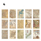 Set papeles vintage grandes