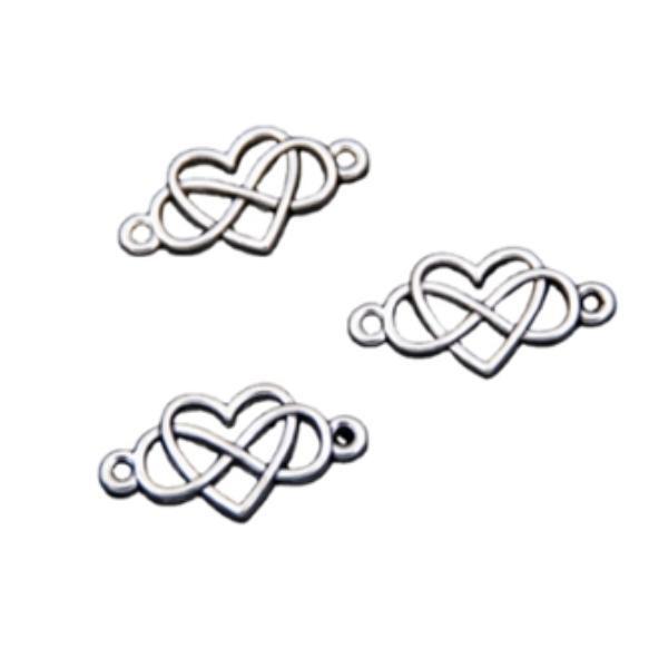 10 DIJE CORAZON INFINITO