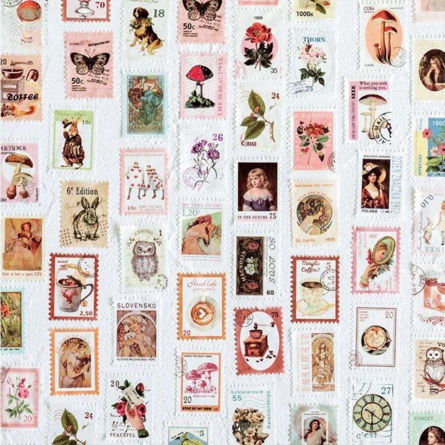 WASHI TAPE ESTAMPILLAS