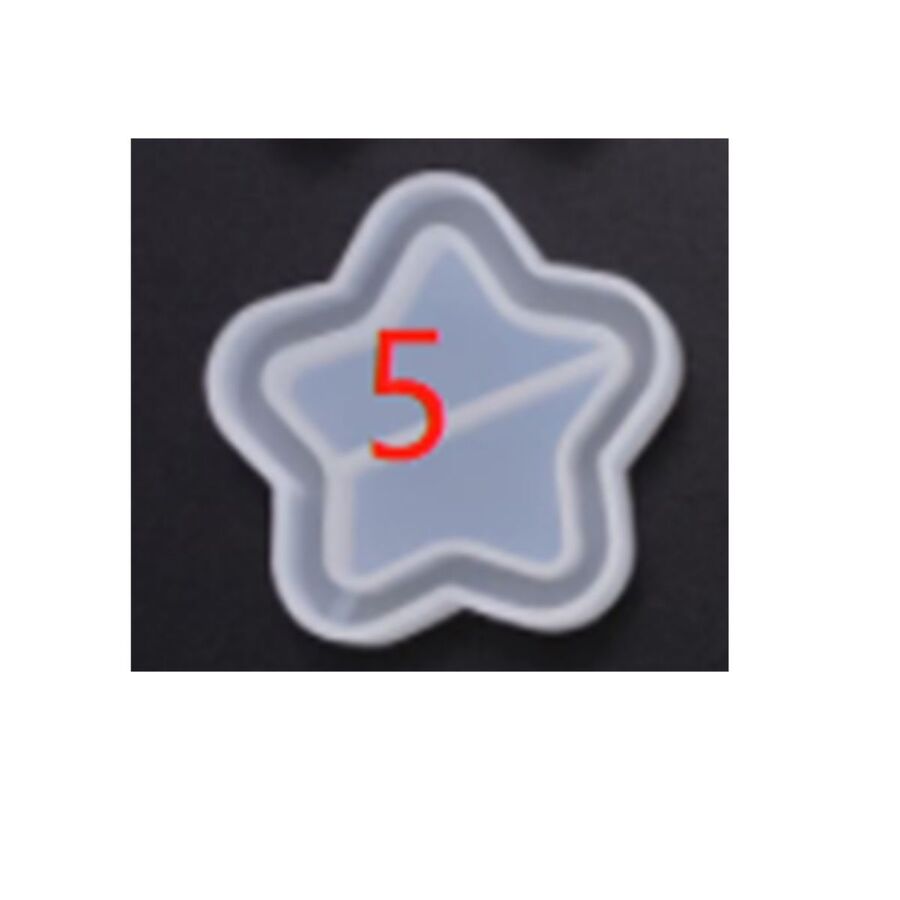 Molde silicona shaker estrella - 30024