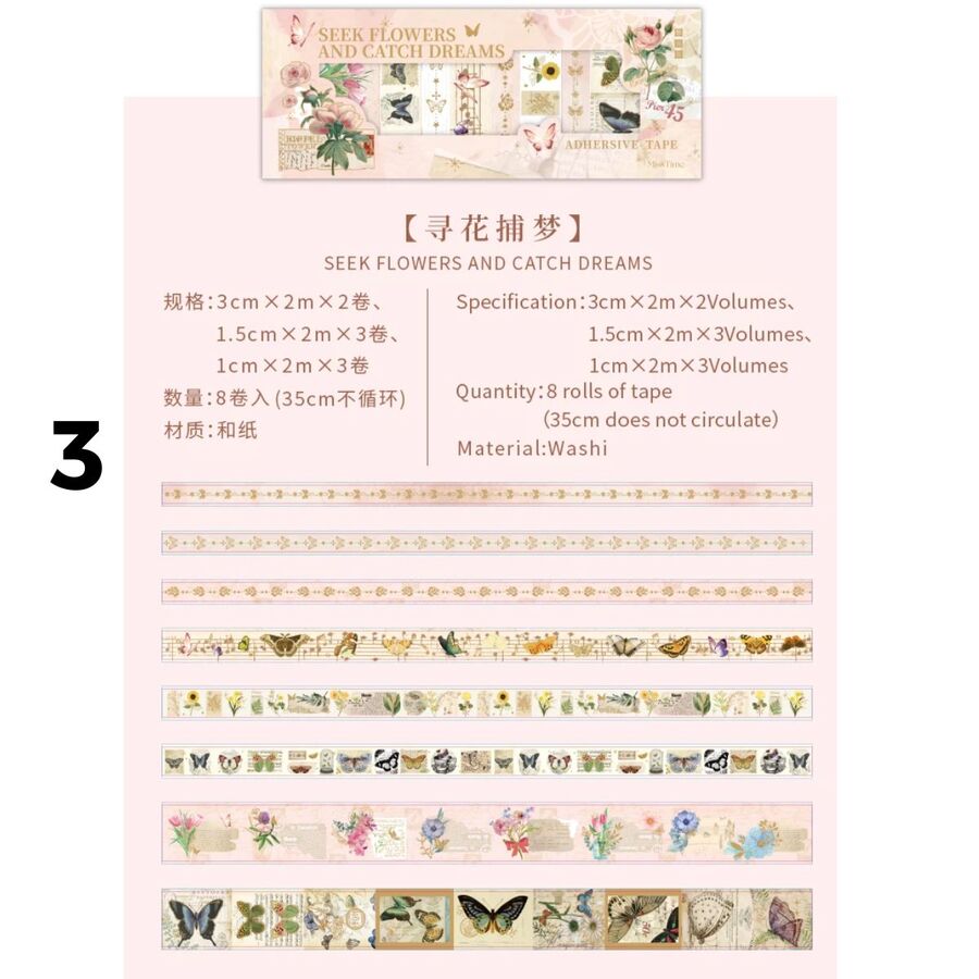 Caja washi tape coleccion Saturno