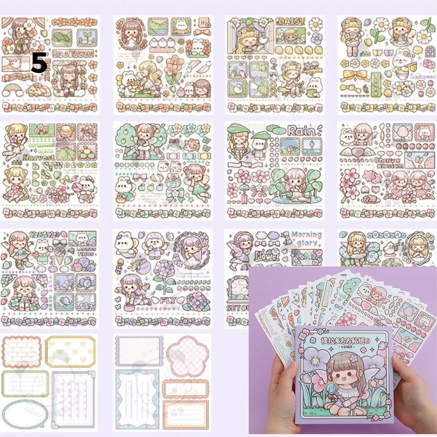 Caja sticker kawai