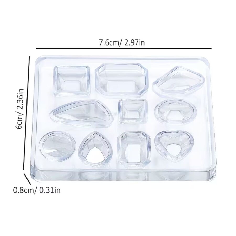 Molde de silicona piedras caravanas - 29664 C1