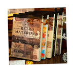 Set libro papeles retro 30778