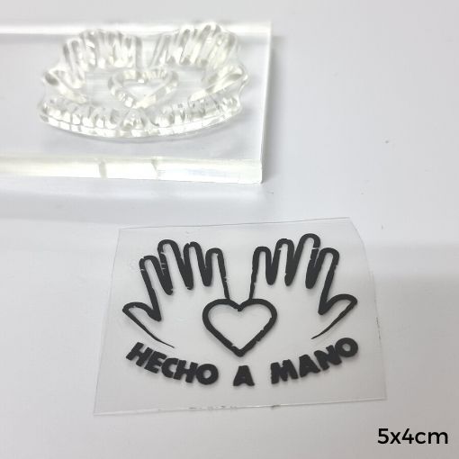 Sello De Silicona Hecho A Mano Manitos