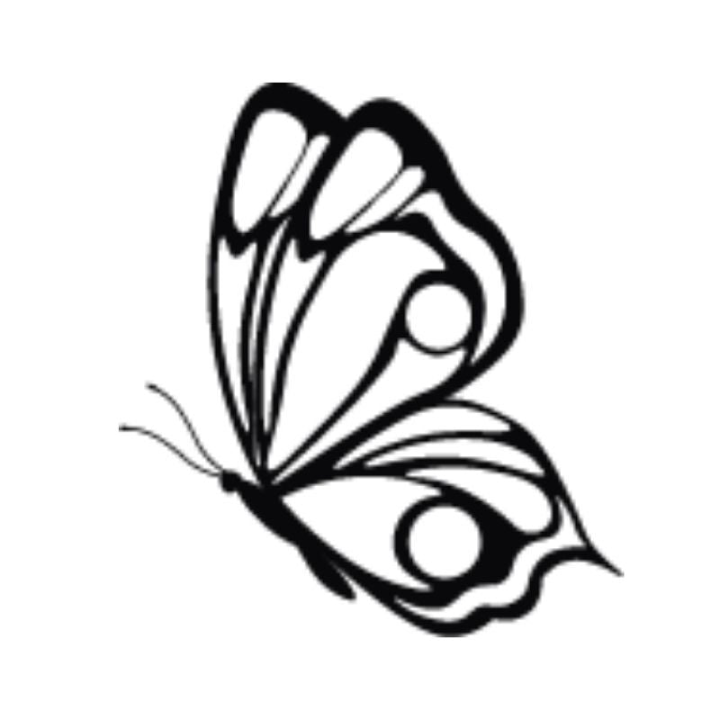 Sello Silicona Mariposa 01