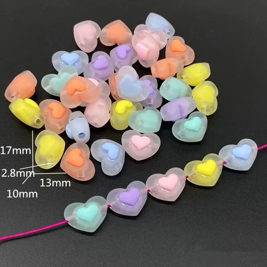 50g Abalorios cuentas con formas