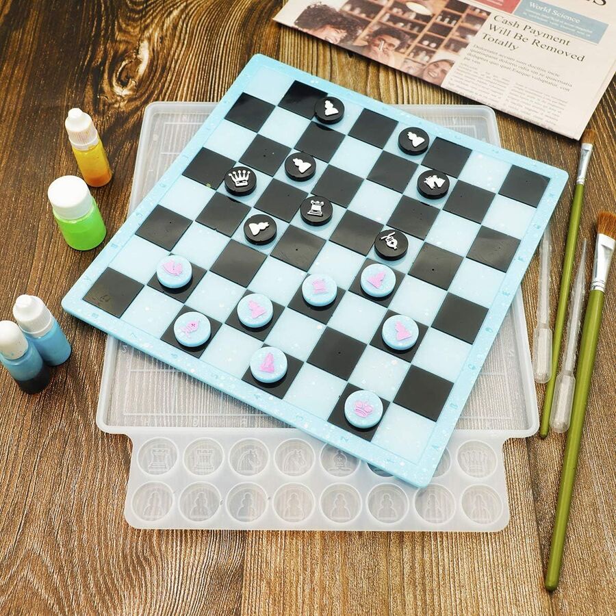 Molde de silicona ajedrez - 29730 C1