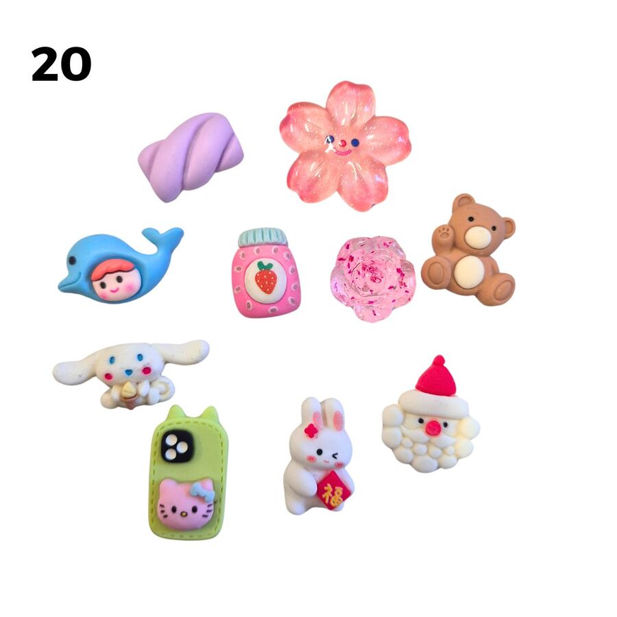 PACK 10 CHARMS SURTIDOS