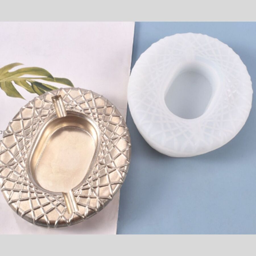 Molde de silicona cenicero labrado - 29741