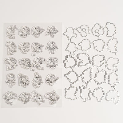 Sello Silicona Con Troqueles Modelo Sirena R0286