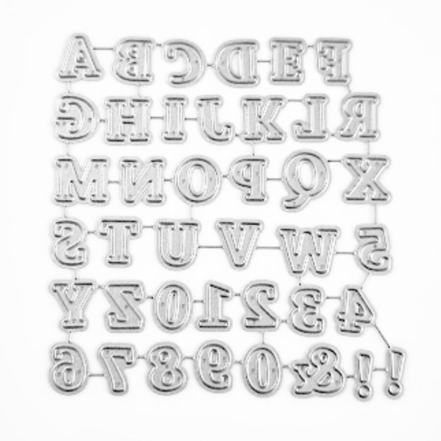 Troquel alfabeto 29897