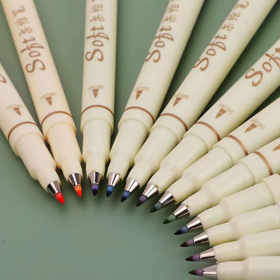Marcador para lettering fino caligrafia