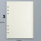 Pack hojas A5 80 hojas planner