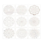 Set estencil 9pcs/set 30cm