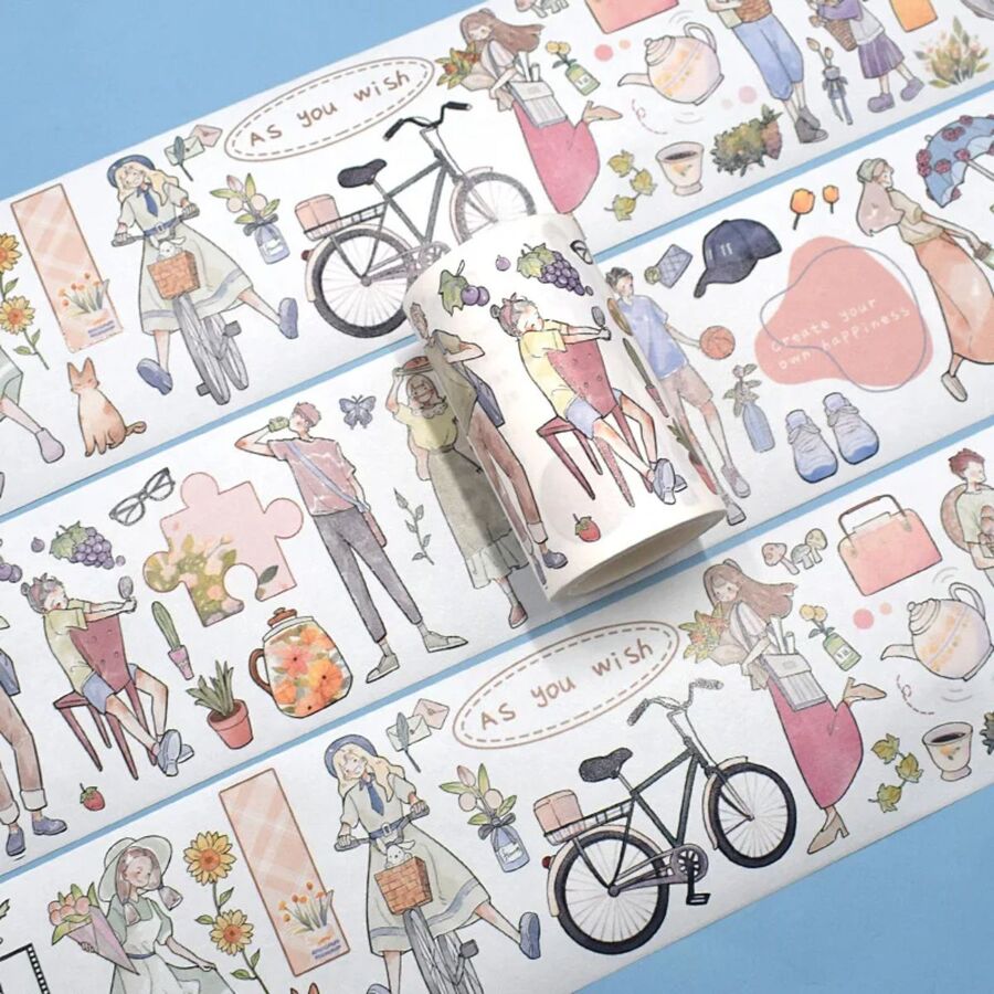 Cinta washi tape campesina