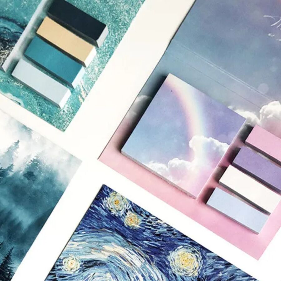 Estuche notas adhesivas