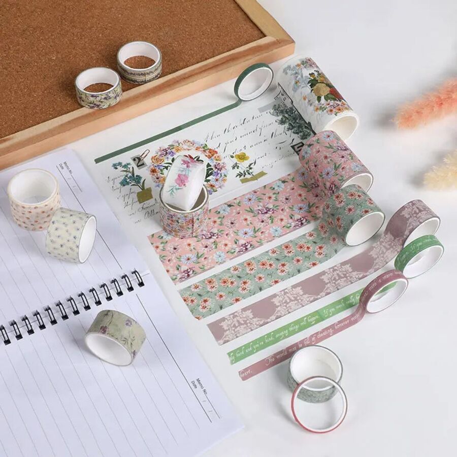 Caja 18 washi tape coleccion poesía