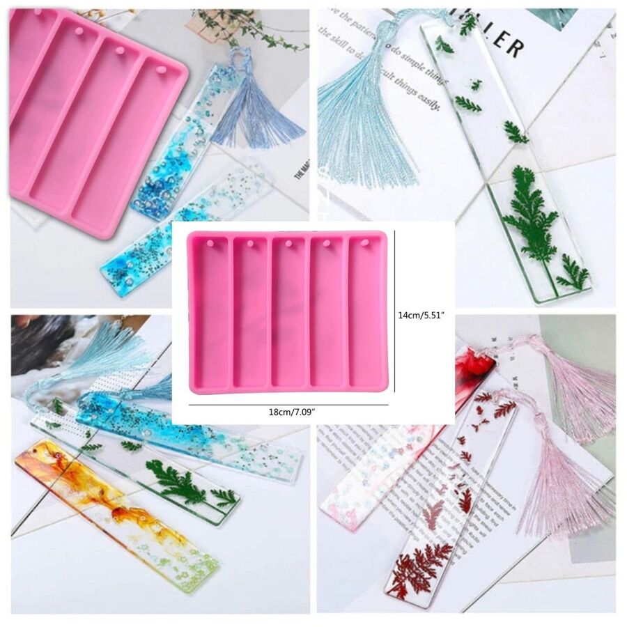 MOLDE SILICONA VARIOS MARCAPAGINAS C2