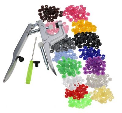 Set Pinza Y 150 Botones Surtidos