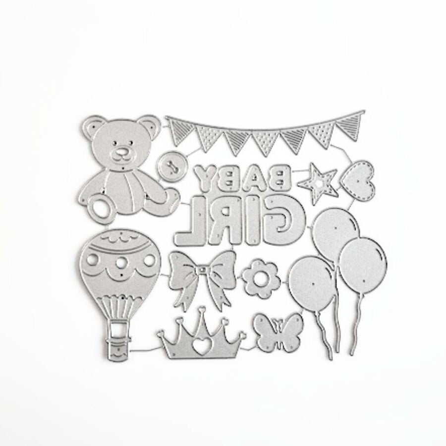 Troquel baby girl 29894