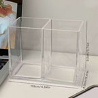 ORGANIZADOR PORTA BROCHAS PORTA LAPIZ ACRILICO DOBLE
