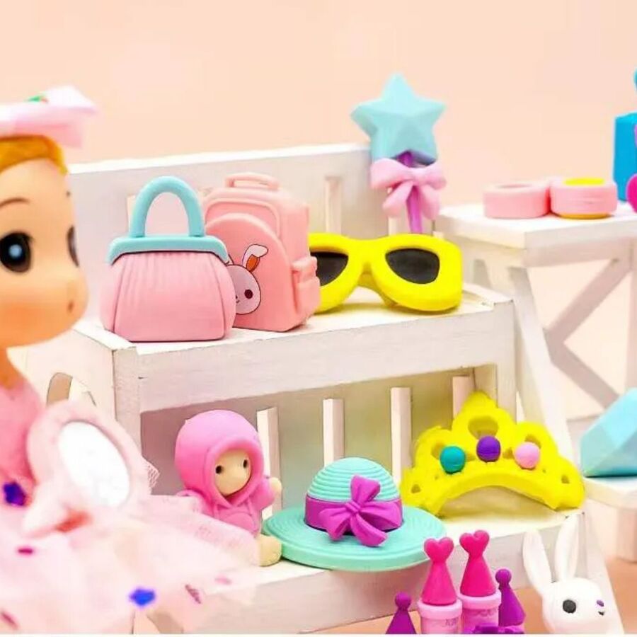 Caja gomas con formas