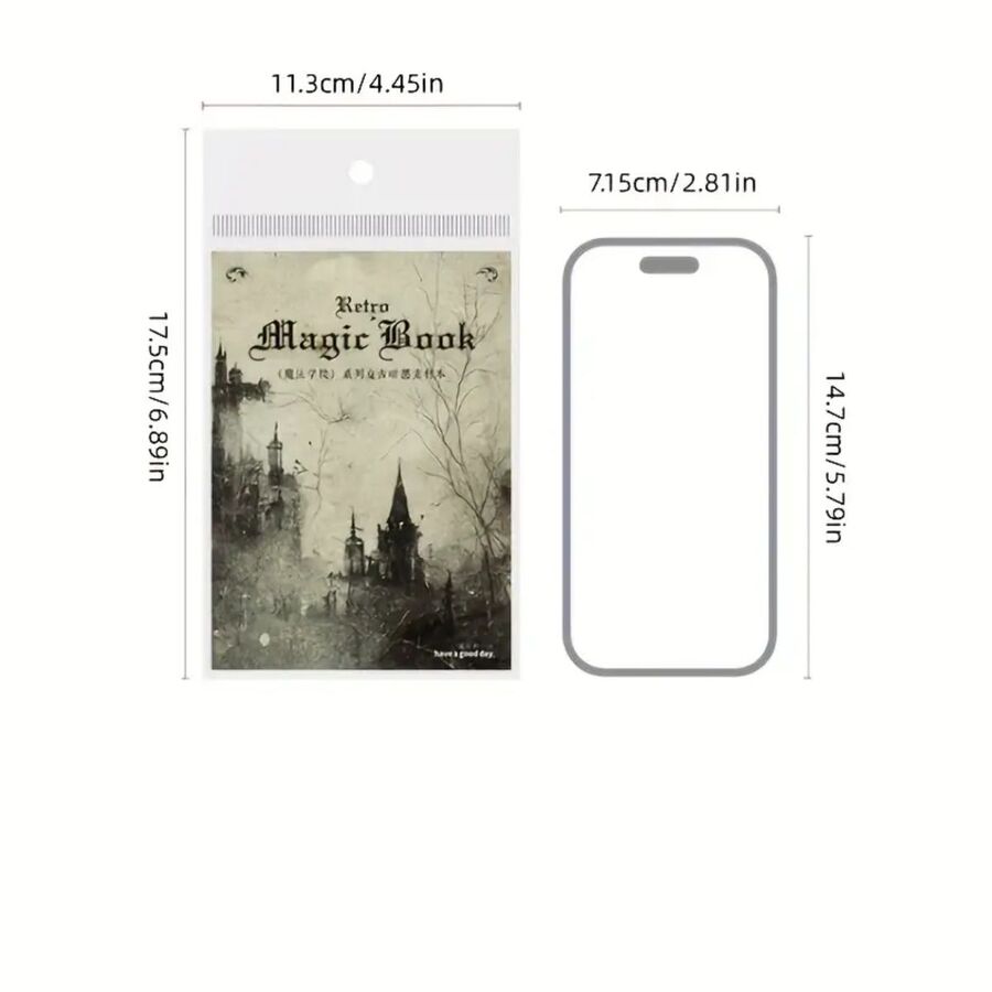 Set papeles gotic Serie Academia Mágica