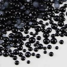 Media Perla Negra Tamaño 3mm